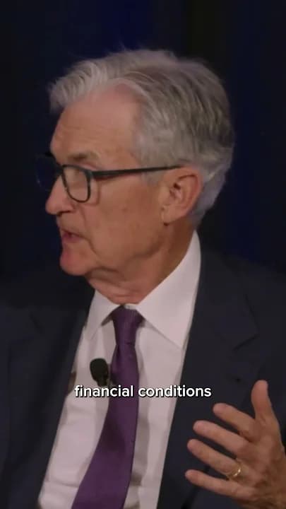 Powell: Stock prices appear 'fairly highly valued'